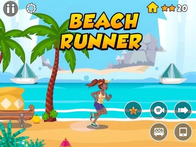 Gokarna Beach Runner Gameplay Gokarna Beach Runner Game Screenshot